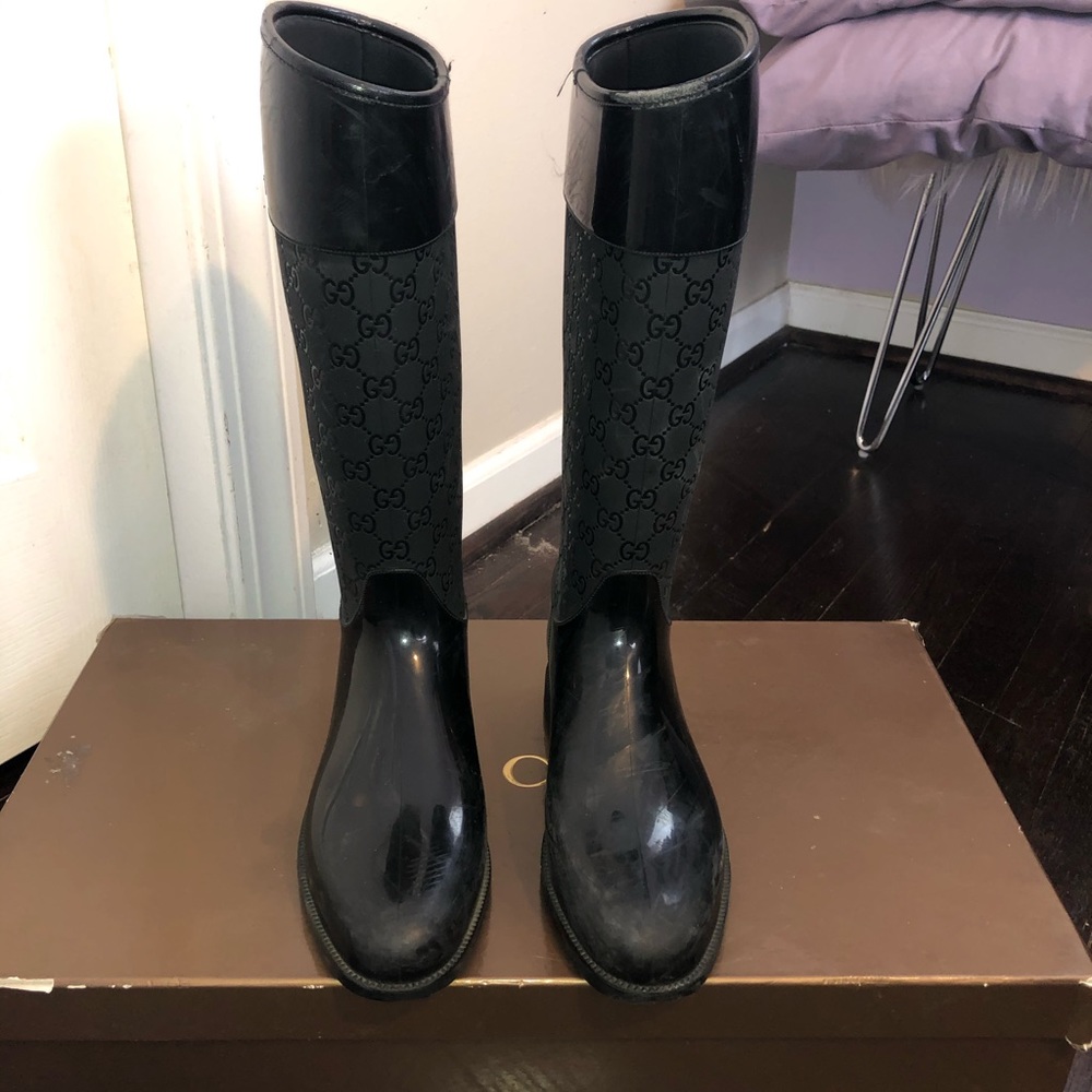 Gucci GG Rain boots